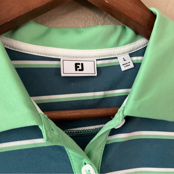 FOOTJOY NEW with tags LOGO WOMENS POLO Size Large - Picture 6 of 9